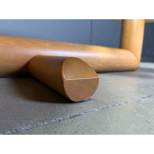 Wooden Two-Tier Pivoting Top Coffee Table from Roche Bobois, 1980s For Sale - Image 3 of 15