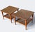 Pair of 1963 Lane Walnut End Tables | Style 1038-18, Formica & Cane For Sale - Image 10 of 11