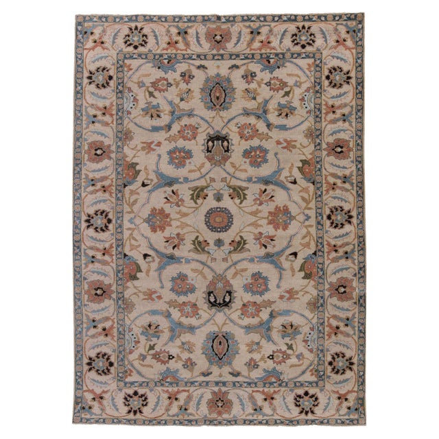 Traditional Oriental Inspired Handmade Wool Rug by Doris Leslie Blau For Sale