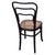 1920 Art Deco Bent Oak & Cane Chair No. 144 Attributed to Thonet For Sale - Image 4 of 9