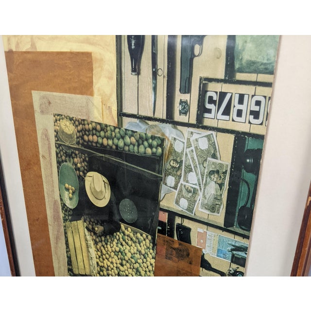 Brown Attributed to Norma Spitzbart | Mid-Century Modern Mixed-Media Collage | Nyu & American University Provenance | C. 1965–1968 For Sale - Image 8 of 17
