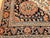 19th Century Farahan Sarouk Rug, Hand-Knotted Wool, Floral Medallion Pattern, Ivory & Blue, 5x7 For Sale - Image 15 of 17