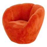 Sacha Lakic for Roche Bobois "Astrea" Swivel Arm Chair For Sale
