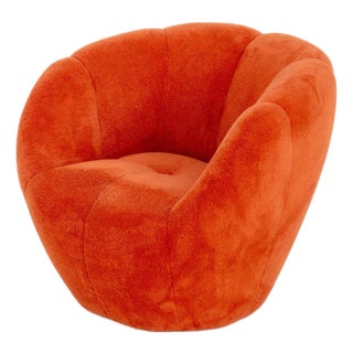 Sacha Lakic for Roche Bobois "Astrea" Swivel Arm Chair For Sale