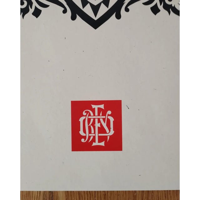 Shepard Fairey (Obey), Mandala Ornament Black, Screenprint For Sale - Image 4 of 8