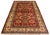 Boho Chic Super Kazak Red/Gold Wool Rug - 4'1'' X 5'5'' For Sale In New York - Image 6 of 10