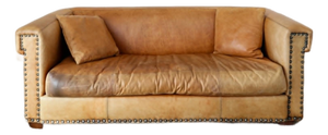 Vintage Ralph Lauren Leather Sofa by Henredon