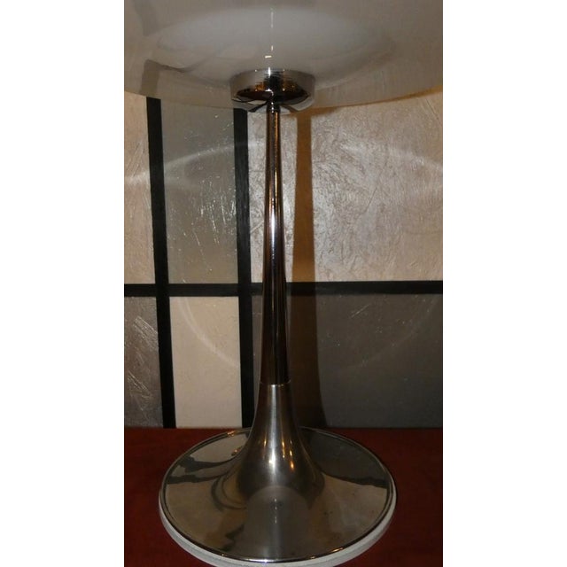 Futurist Space Needle Table Lamp in Acrylic Glass and Steel, Italy, 1960s For Sale - Image 10 of 16