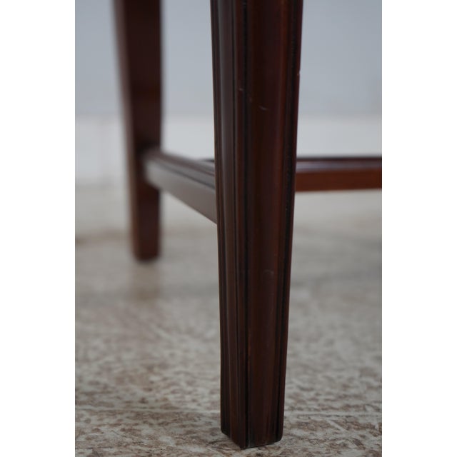 Set of 6 Federal Style Mahogany Shield Dining Room Chairs For Sale - Image 10 of 12