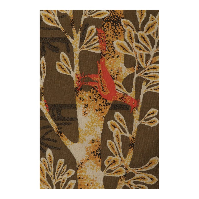 Signed Vintage French Aubusson Tapestry "Cybele" by René Fumeron - Rug & Kilim For Sale