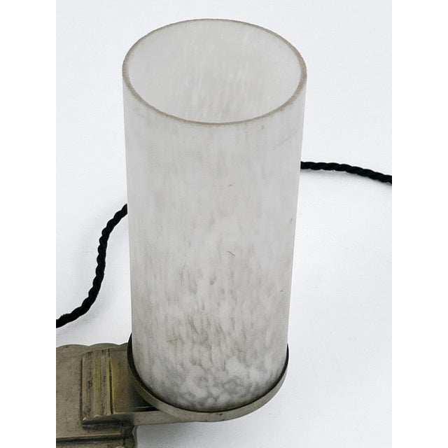 Art Deco Brass and Glass Table Lamp, France, 1920s For Sale - Image 17 of 18