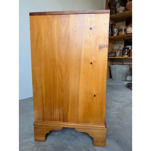 Vintage Link-Taylor Solid Pine Wood 17-Drawer Dresser For Sale - Image 13 of 17