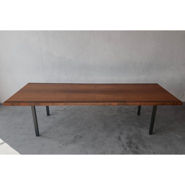 Mid-Century Modern Mid Century Walnut Dining Table by Milo Baughman For Sale - Image 3 of 10