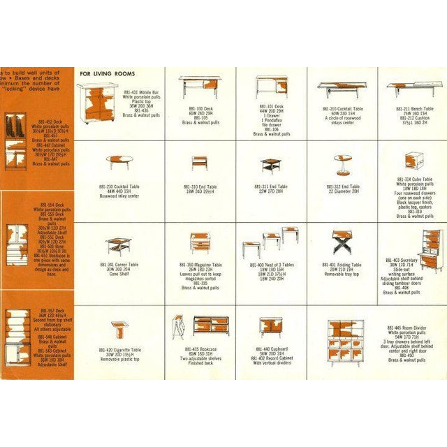 1950s Drexel Declaration Walnut Pedestal Side Table For Sale - Image 5 of 5