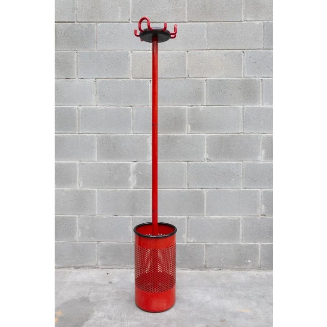 Metal Coat Hangers with Umbrella Stand from Rexite, 1980s, Set of 2 For Sale - Image 7 of 8