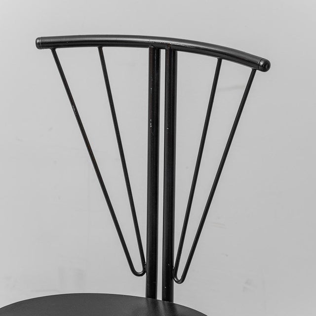 Vintage Folding Chairs in Wood and Metal, 1970s, Set of 4 For Sale - Image 4 of 12