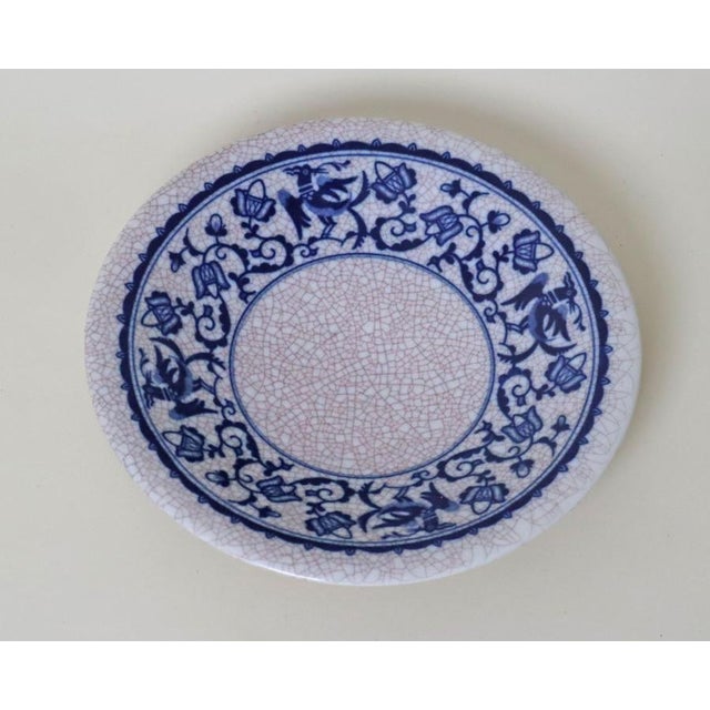 Bowl Porcelain Rarity Bohemia-Werk Blue and White Eagle Motif, Germany 1941 For Sale - Image 11 of 12