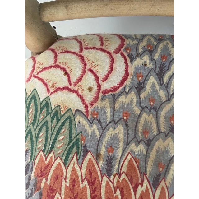 Ornamental & Decorative Materials Pair of Vintage Faux Bamboo Side Chairs For Sale - Image 7 of 12
