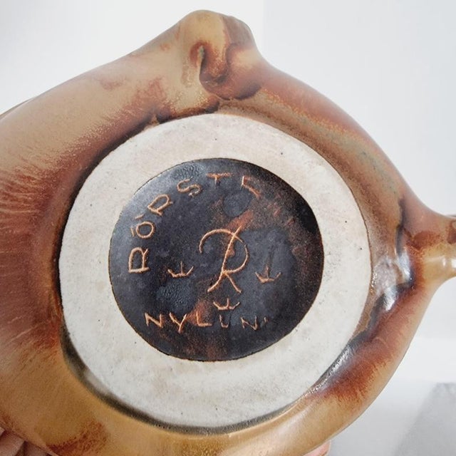 Rörstrand Vintage Ceramic Vase by Gunnar Nylund for Rörstrand, 1890s For Sale - Image 4 of 8