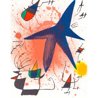 Joan Miró "Litógrafia I" Original 1972 Lithograph For Sale