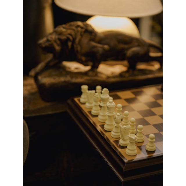 Rare Vintage Bronze-Clad "Lion À L'affût" (Stalking Lion) Statue in the Style of Isidore Jules Bonheur For Sale - Image 10 of 10