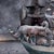 Surrealism In Search of Arcadia by Marcin Owczarek | Photography - Dye Sublimation on Aluminum surreal scene with animals and a boat For Sale - Image 3 of 5