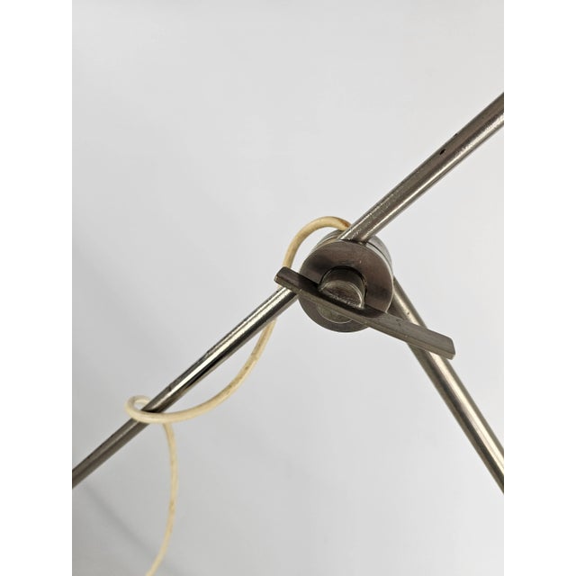 Metal Mid-Century Counter Balance Ceiling Lamp attributed to Willem Hagoort, 1960s For Sale - Image 7 of 10