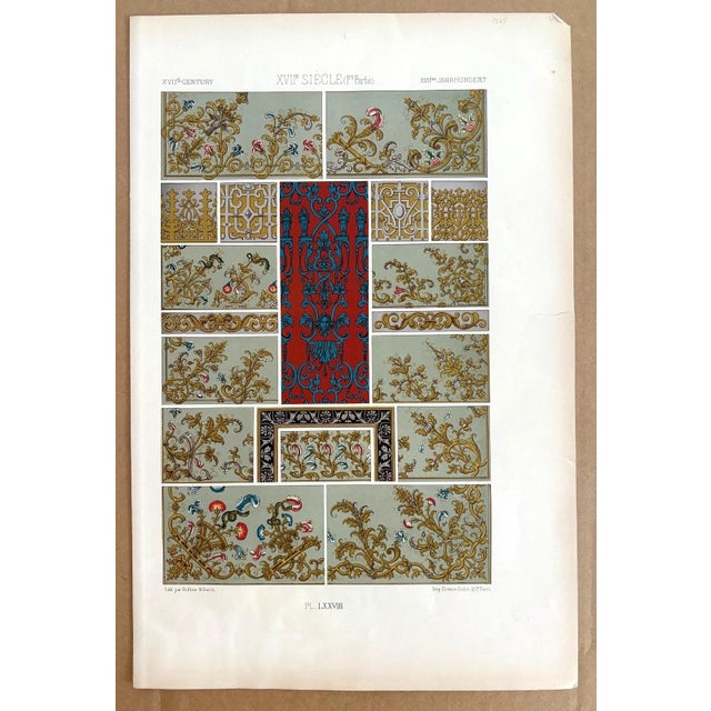 Up for sale is this gorgeous antique print, one of three matted Racinet prints we are currently selling. The...