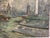 Walter Prescher Van Ed (1916-1988) Large Signed French Harbor Oil Painting For Sale - Image 12 of 16