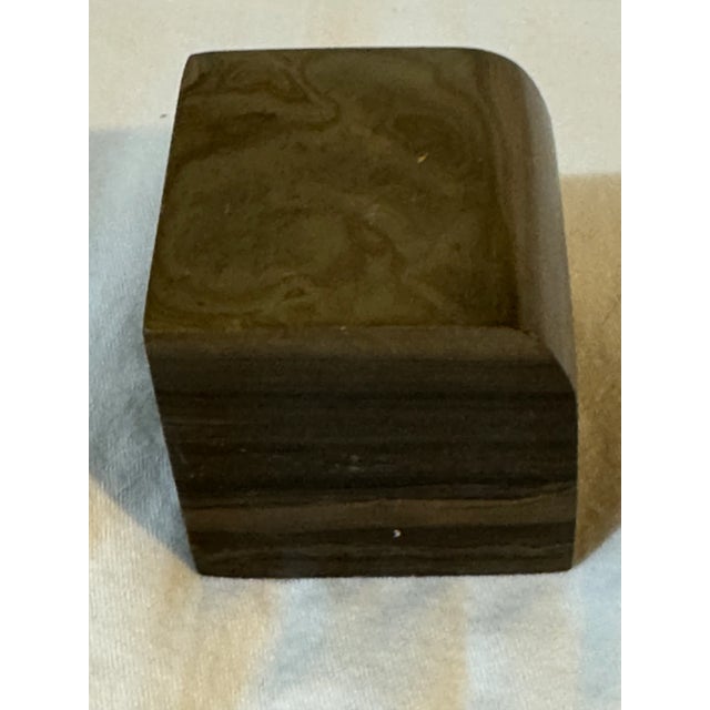 Contemporary 1970s Group of 3 Natural Striated Polished Petrified Wood Objet D 'Art - Set of 3 For Sale - Image 3 of 10