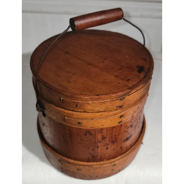 19Thc Sugar Bucket From New England For Sale - Image 4 of 7