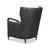 Mid-Century Modern Gray Leather Armchair For Sale - Image 4 of 12