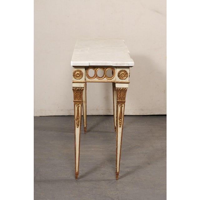 Mid 20th Century Neoclassical Style Console, Italy For Sale - Image 11 of 11