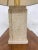 1960s Vintage Travertine Table Lamp with Square Foot, 1960s For Sale - Image 5 of 9