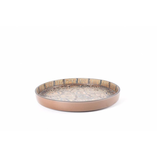 1970s Large Modern Danish Ceramic Baca Vide-Poche by Nils Thorsson for Royal Copenhagen, 1970s For Sale - Image 5 of 11