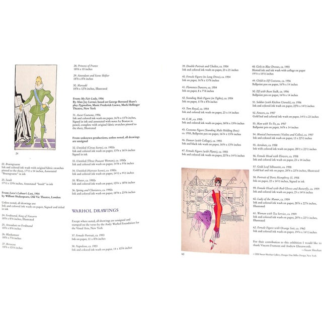 2000 - 2009 Andy Warhol and Cecil Beaton: Design and Draughtsmanship: March 2 - May 20, 2000 For Sale - Image 5 of 5