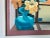 Abstract 1980's C. Fein " Three Lilies " Modernist Painting, Framed For Sale - Image 3 of 10
