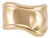 Tiffany & Co. Elsa Peretti 18k Yellow Gold 43mm Small Bone Cuff Bangle Bracelet For Sale