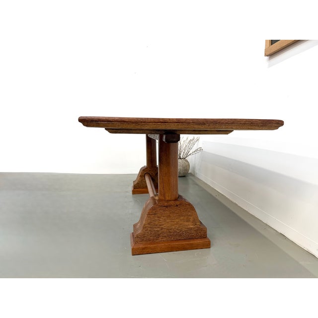 Brutalist Table in Palm Wood, 1950s For Sale - Image 4 of 18