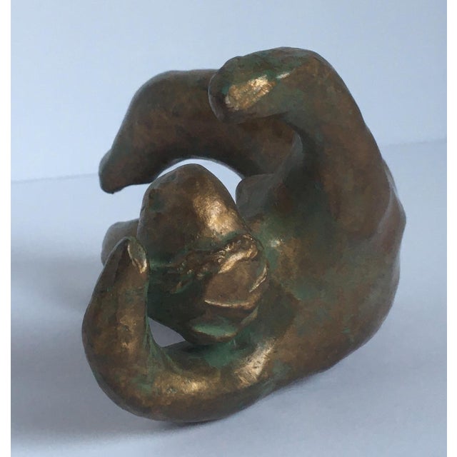 "Delight" Figurative Bronze Sculpture by Coeleen Kiebert Chairish