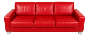 Vintage Natuzzi Italia Leather Sofa | Made in Italy | Genuine Italian Leather