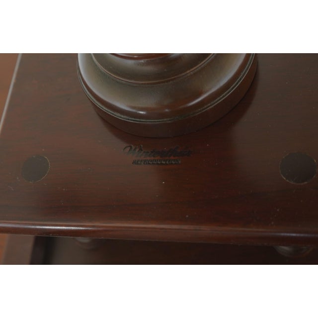 1990s Kindel Winterthur Collection Mahogany Tilt Top Table For Sale - Image 5 of 12