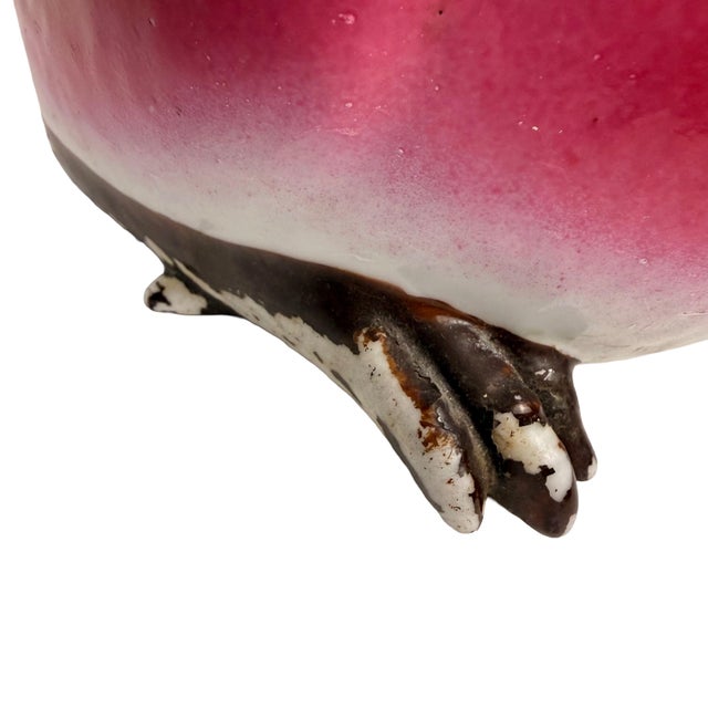 Pink 1930s Chinese Export Polychrome Rooster Tureen For Sale - Image 8 of 8