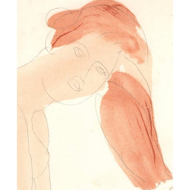 Rodin, Avec des gestes lents et charmants\., Nude, Original Lithograph, 1902 For Sale - Image 4 of 9