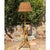 Vintage French Riviera Rattan Floor Lamp with Woven Shade in the style of Audoux-Minet, 1960 For Sale - Image 4 of 5