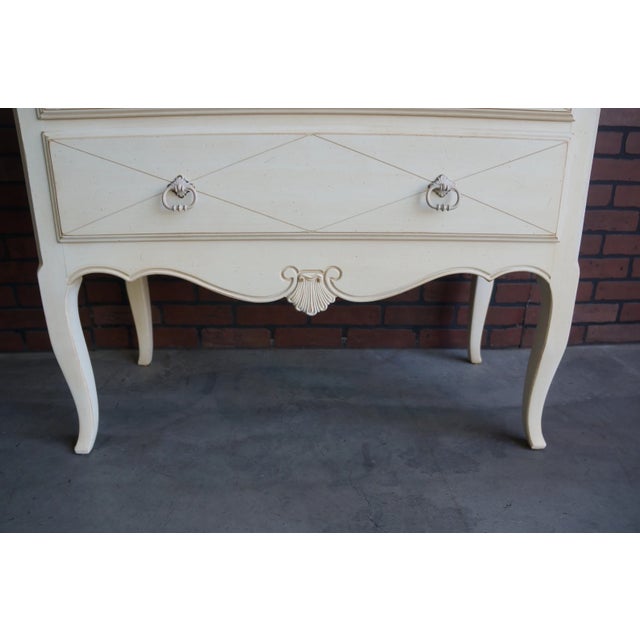French Country Ethan Allen Country French Console Chest of Drawers For Sale - Image 3 of 7