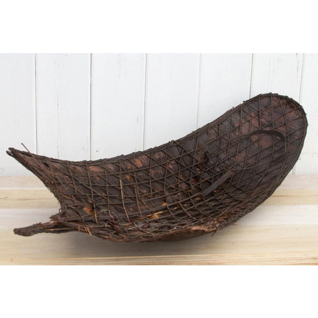 Authentic Finely Woven Rain Shield From Nagaland For Sale In Los Angeles - Image 6 of 12