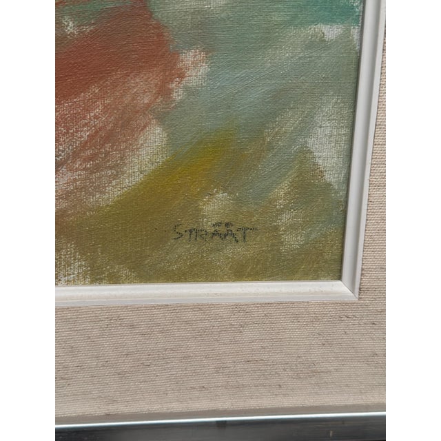 Birger Strååt, Landscape, 1950s, Oil Painting on Canvas, Framed For Sale - Image 12 of 18