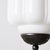 Traditional Vintage Anthropologie-Inspired Pendant Light With White Glass Shade For Sale - Image 3 of 6