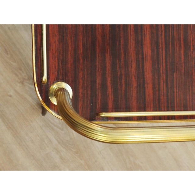 Wood Auxiliary Bar Trolley, Spain, 1960s For Sale - Image 7 of 10